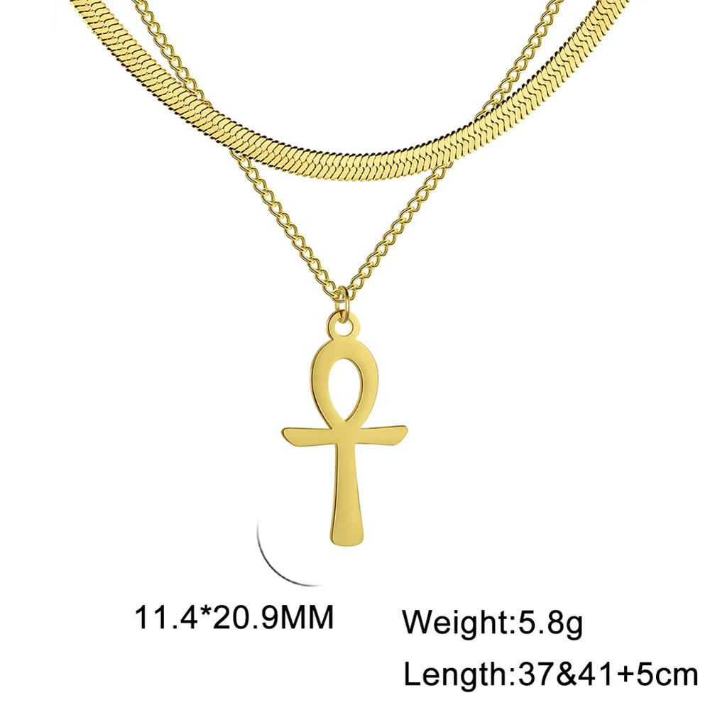 Cosmic Ankh Necklace
