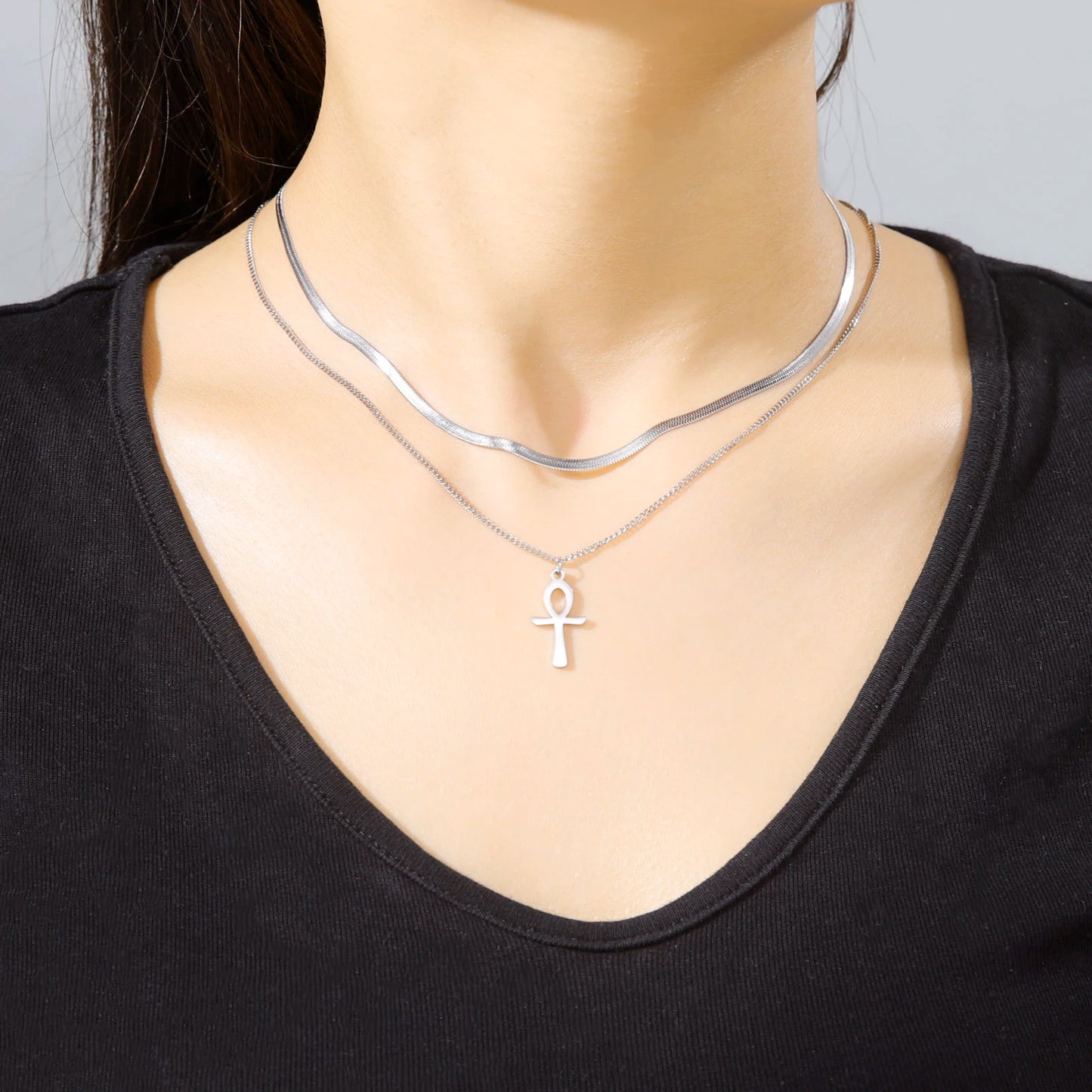 Cosmic Ankh Necklace