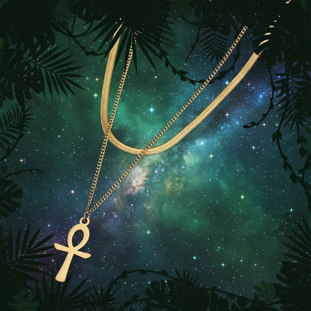 Cosmic Ankh Necklace