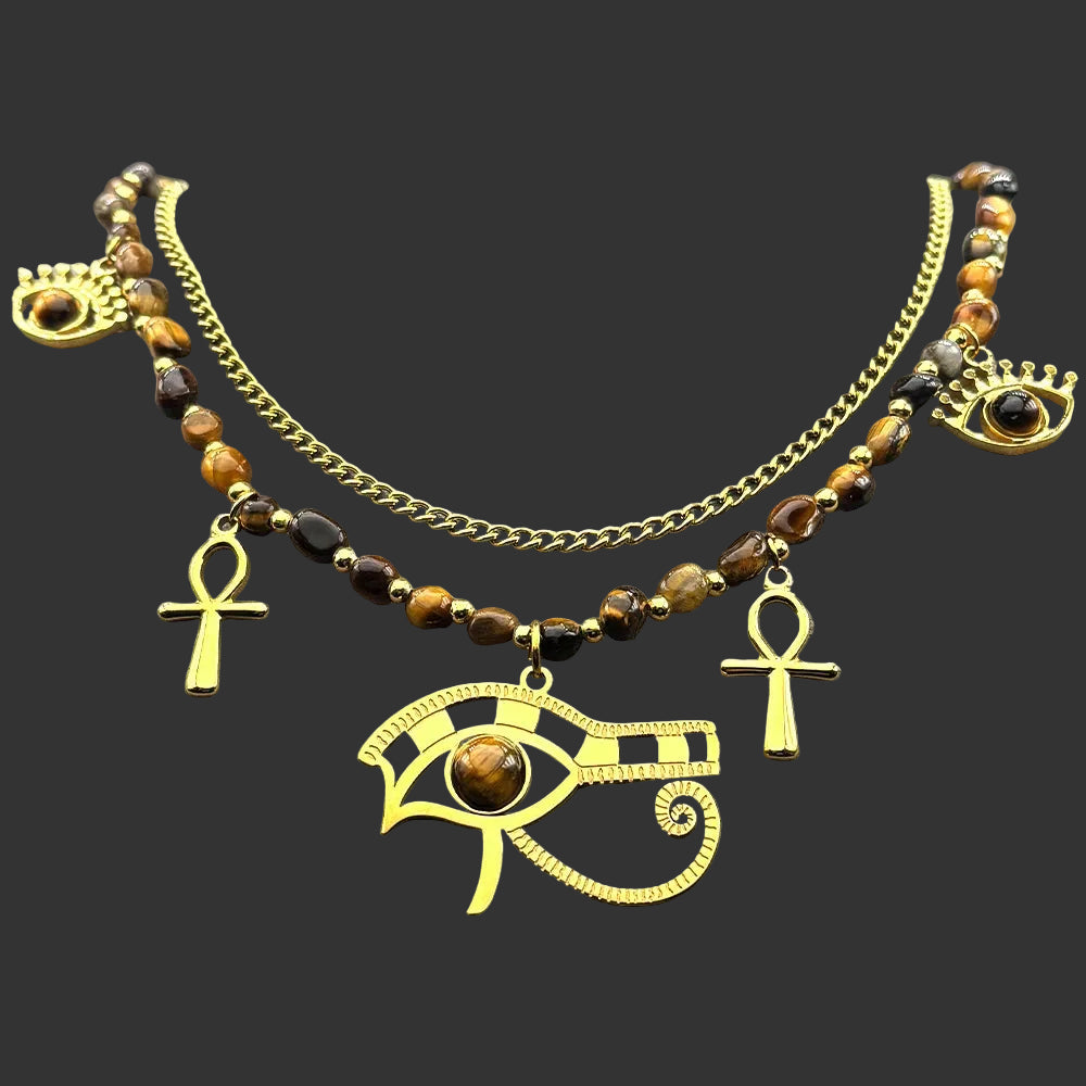 Eye of the tiger Neck Piece