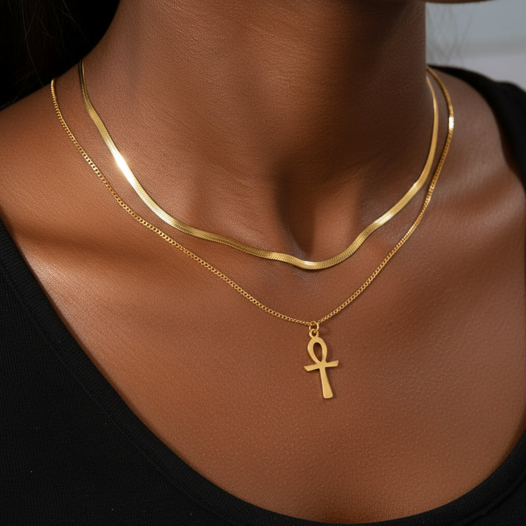 Cosmic Ankh Necklace