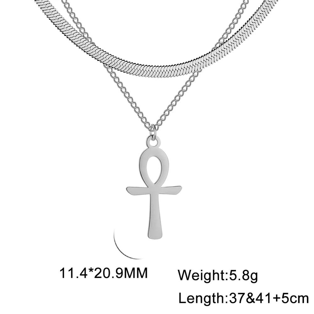 Cosmic Ankh Necklace