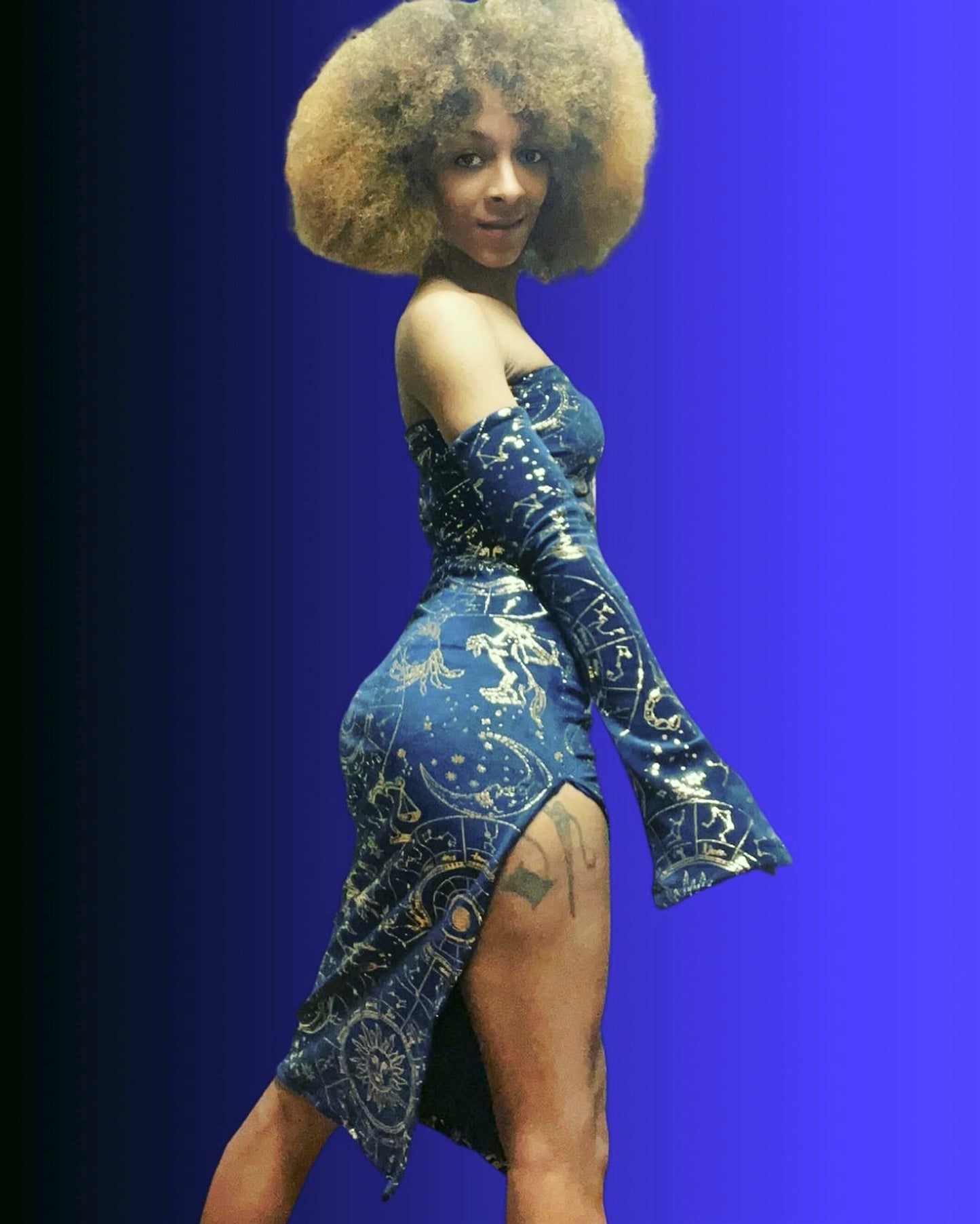 The Zodiac Dress & Bell Sleeves
